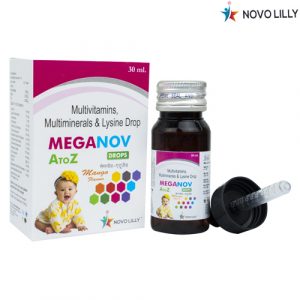 MEGANOVMULTI VITAMINS, MULITI MINERALS & L-LYSINE DROPS