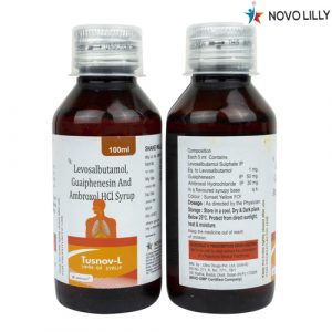 LEVOSALBUTAMOL 1, AMBROXOL 30, GUAIPHENESION 50MG SYP